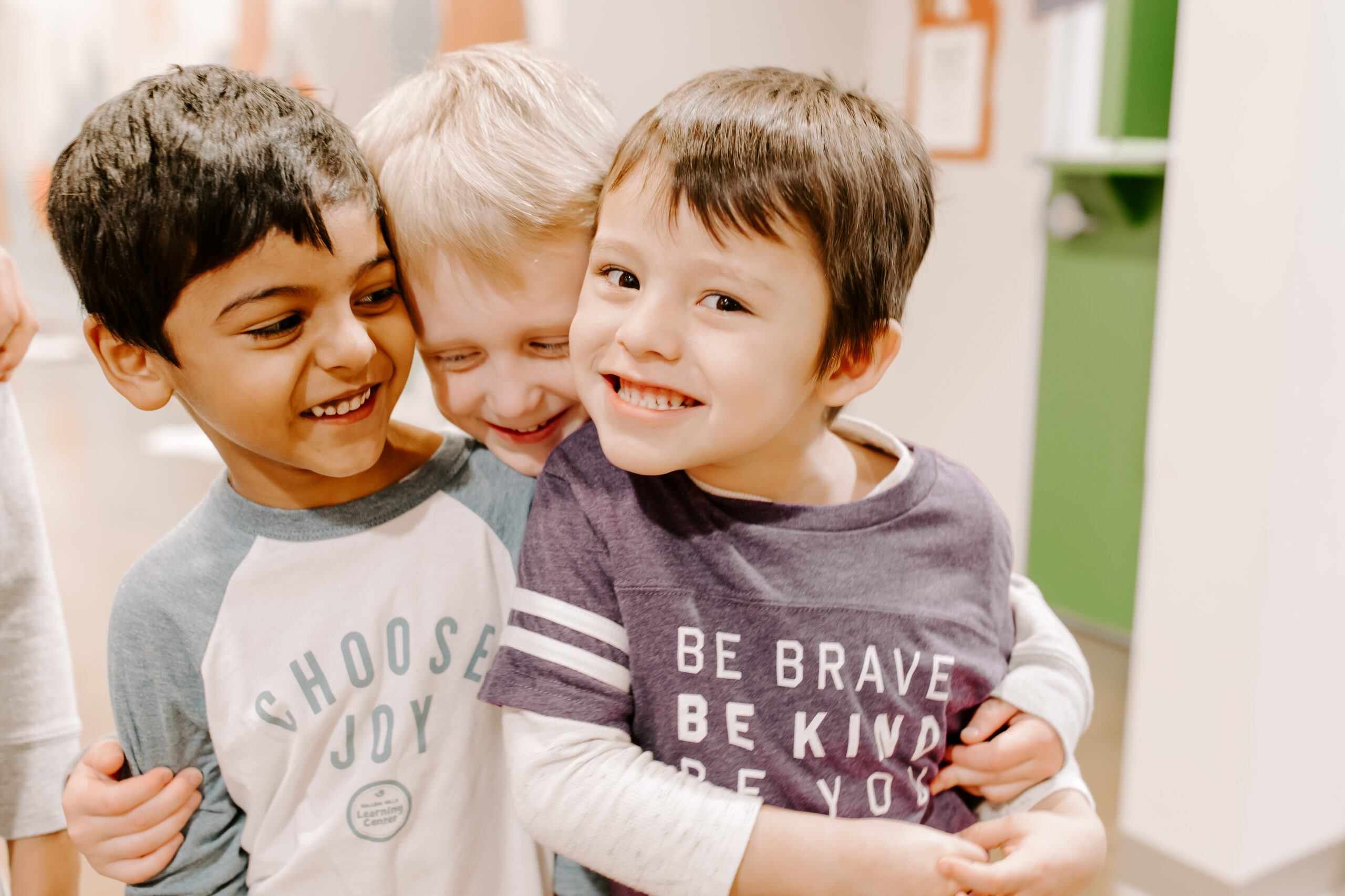 Learning Center kids smiling